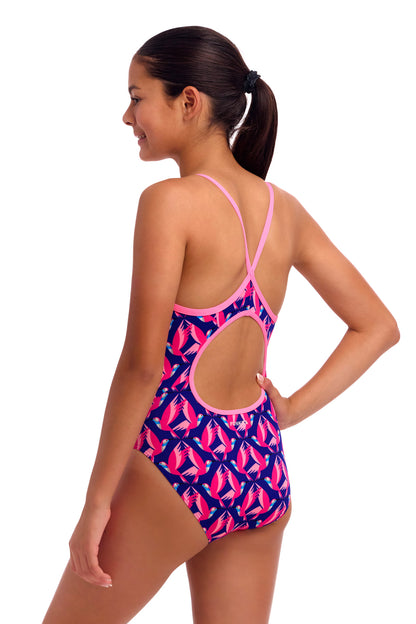 NEW! Funkita Girls Diamond Back One Piece Ho Hum