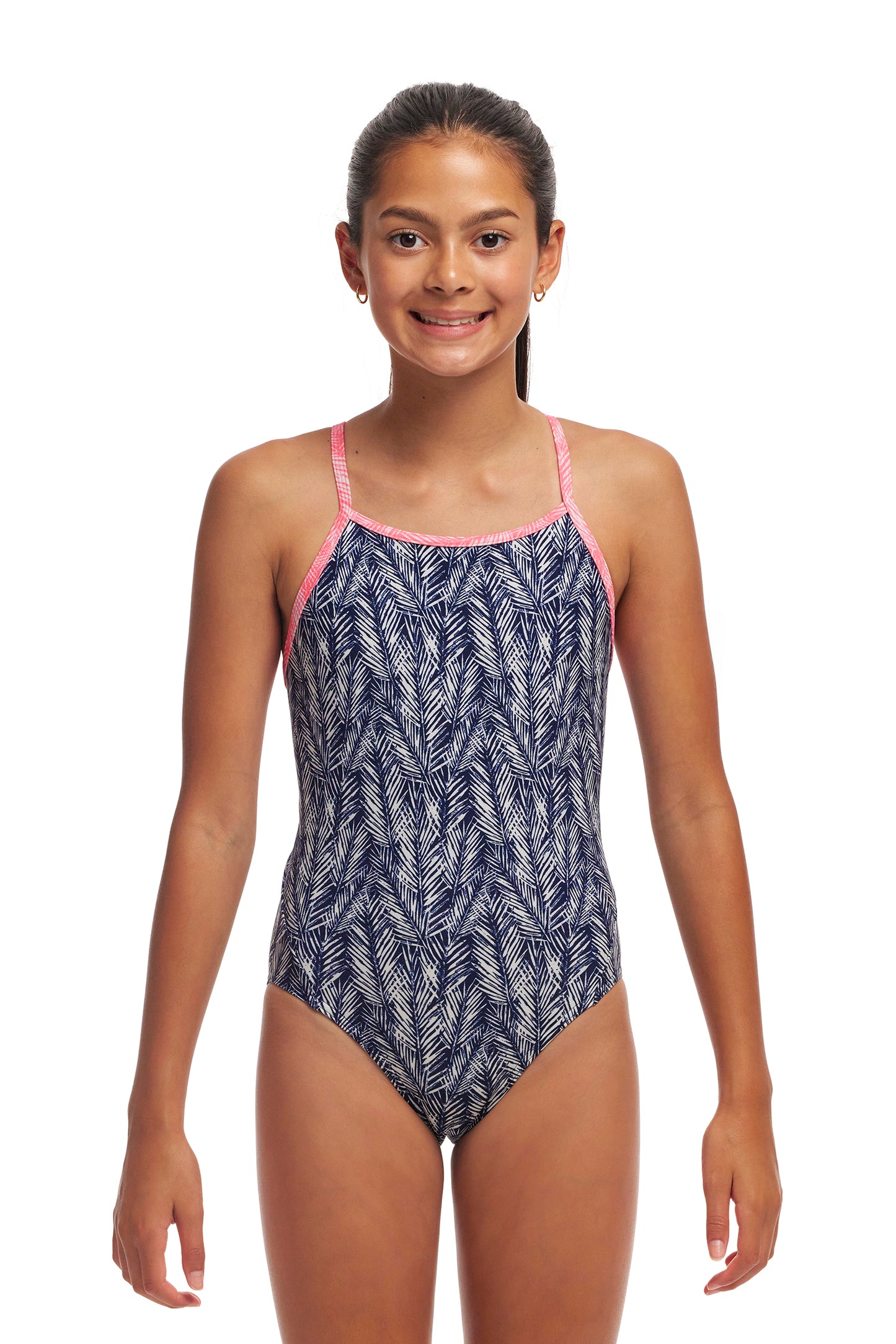 Funkita Girls Diamond Back One Piece Pressure Palm