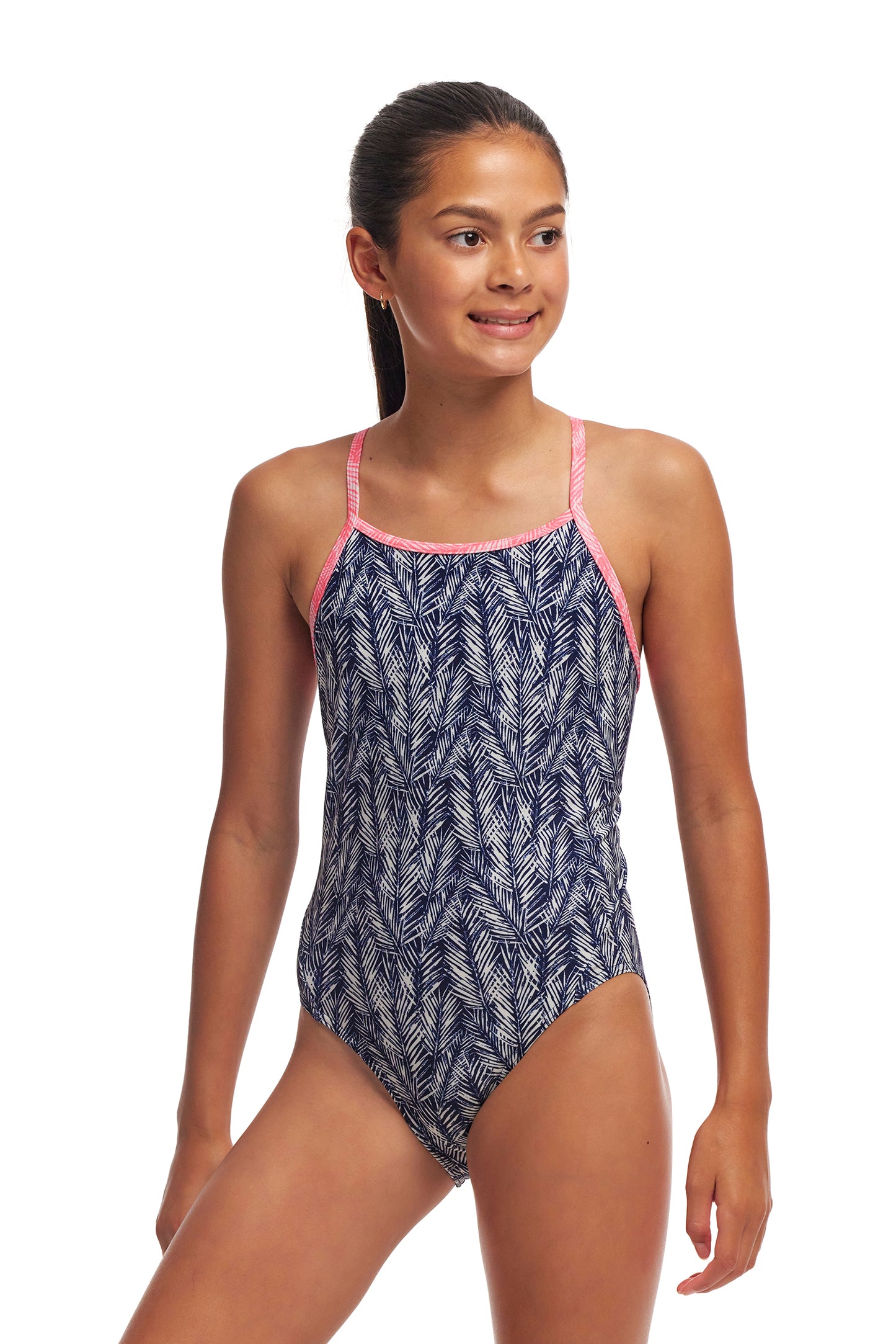 Funkita Girls Diamond Back One Piece Pressure Palm