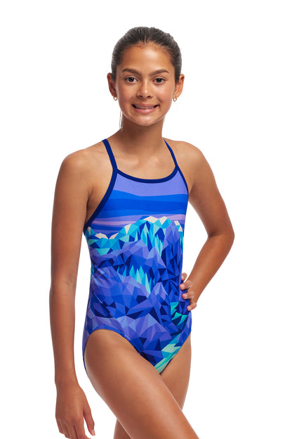 NEW! Funkita Girls Diamond Back One Piece Remarkables