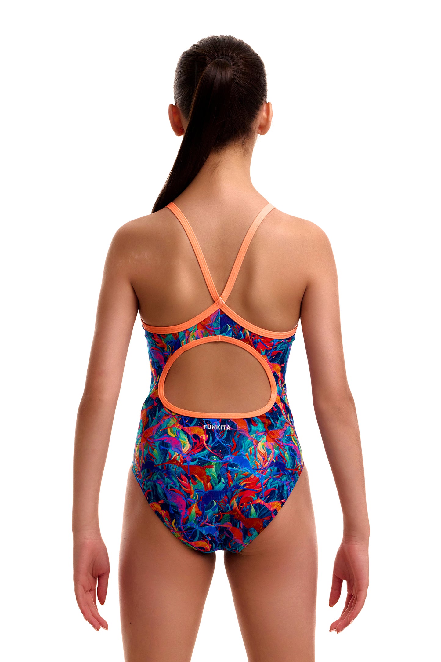 NEW! Funkita Girls Diamond Back One Piece Weedy One