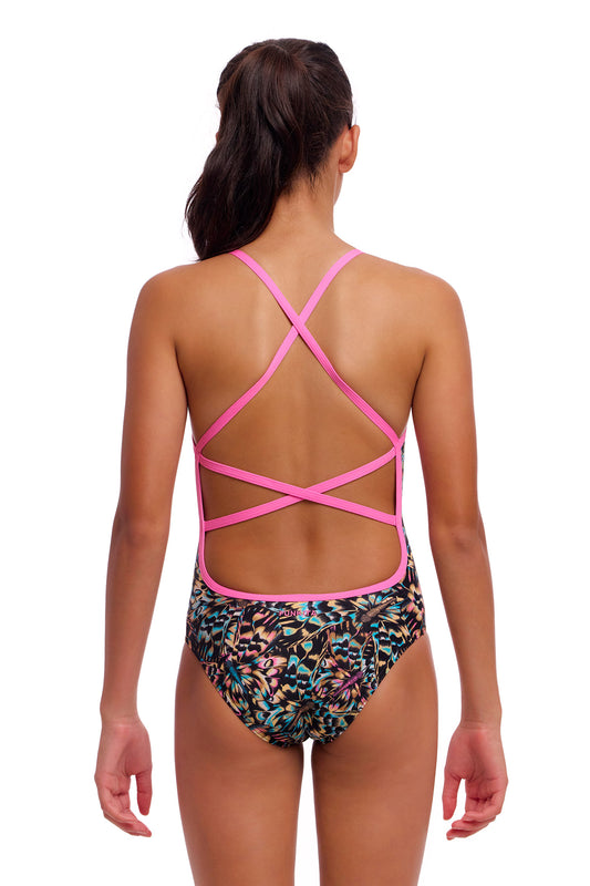 NEW! Funkita Girls Strapped In One Piece Copper Cluster