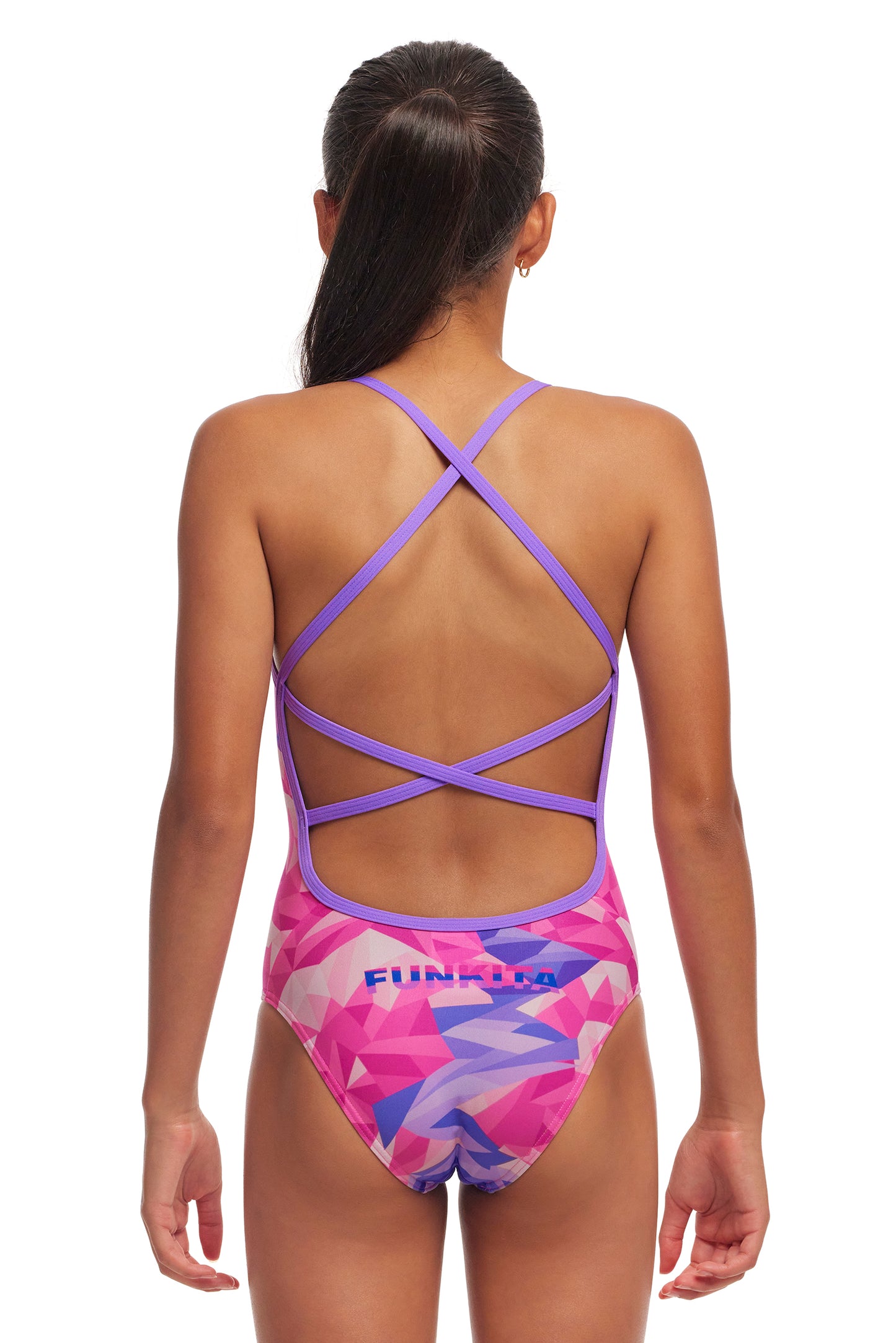 NEW! Funkita Girls Strapped In One Piece Rockie High