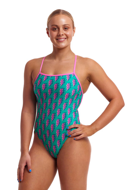 NEW! Funkita Ladies Strapped In One Piece Zip Zap