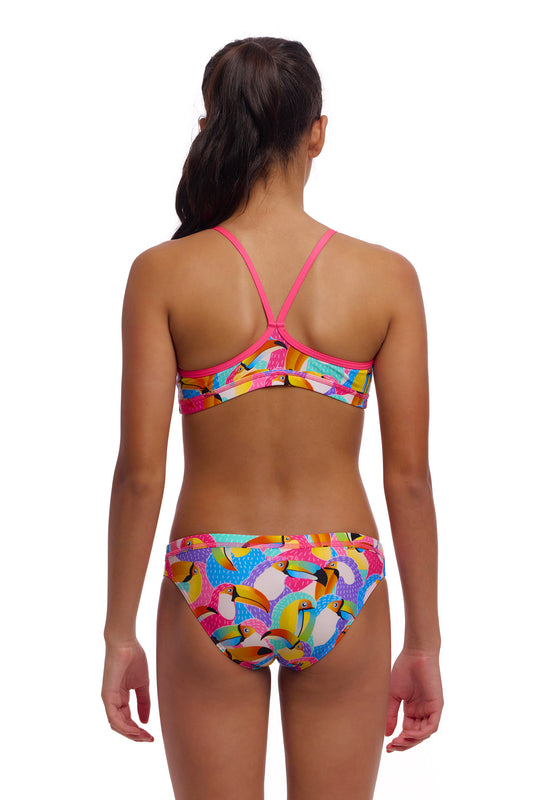 NEW! Funkita Girls Racerback Two Piece Tou By Tou