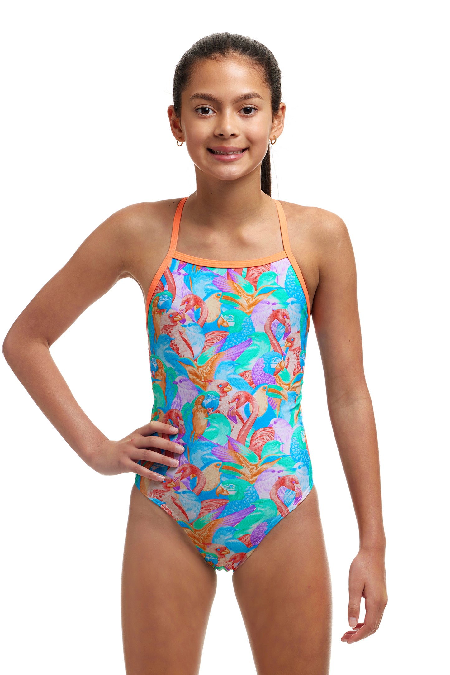 Funkita Girls Tie Me Tight One Piece Birdsville