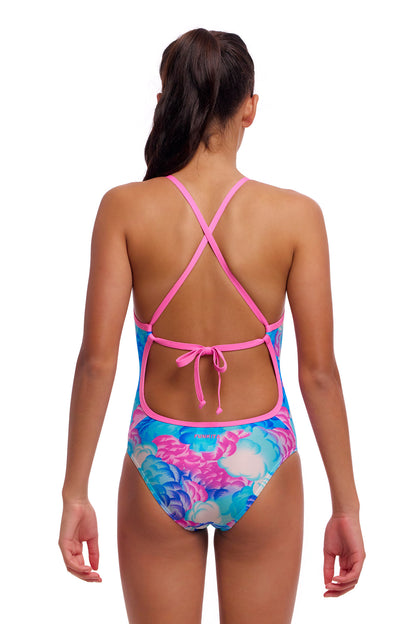 NEW! Funkita Girls Tie Me Tight One Piece Cloud Street