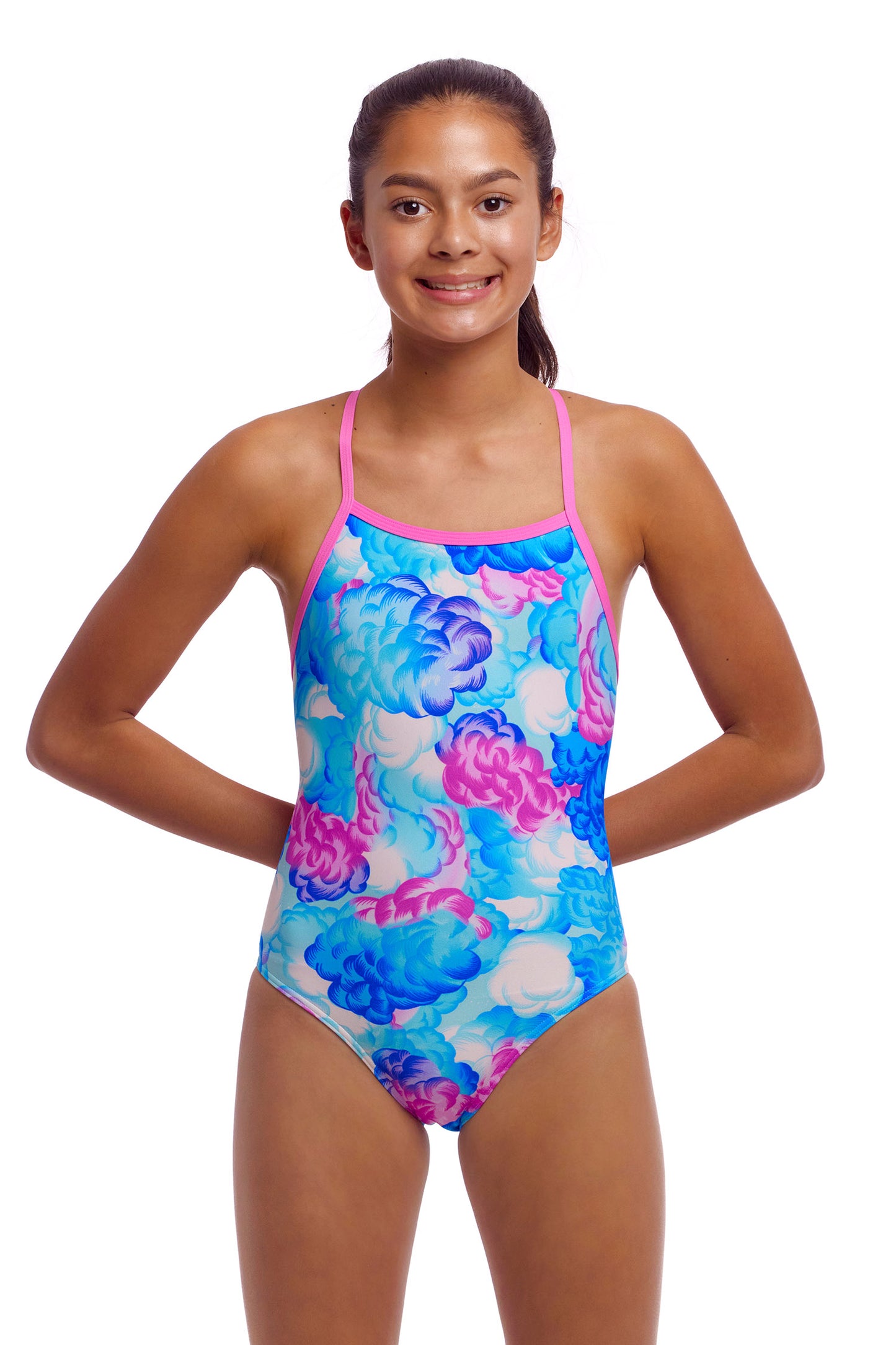 NEW! Funkita Girls Tie Me Tight One Piece Cloud Street