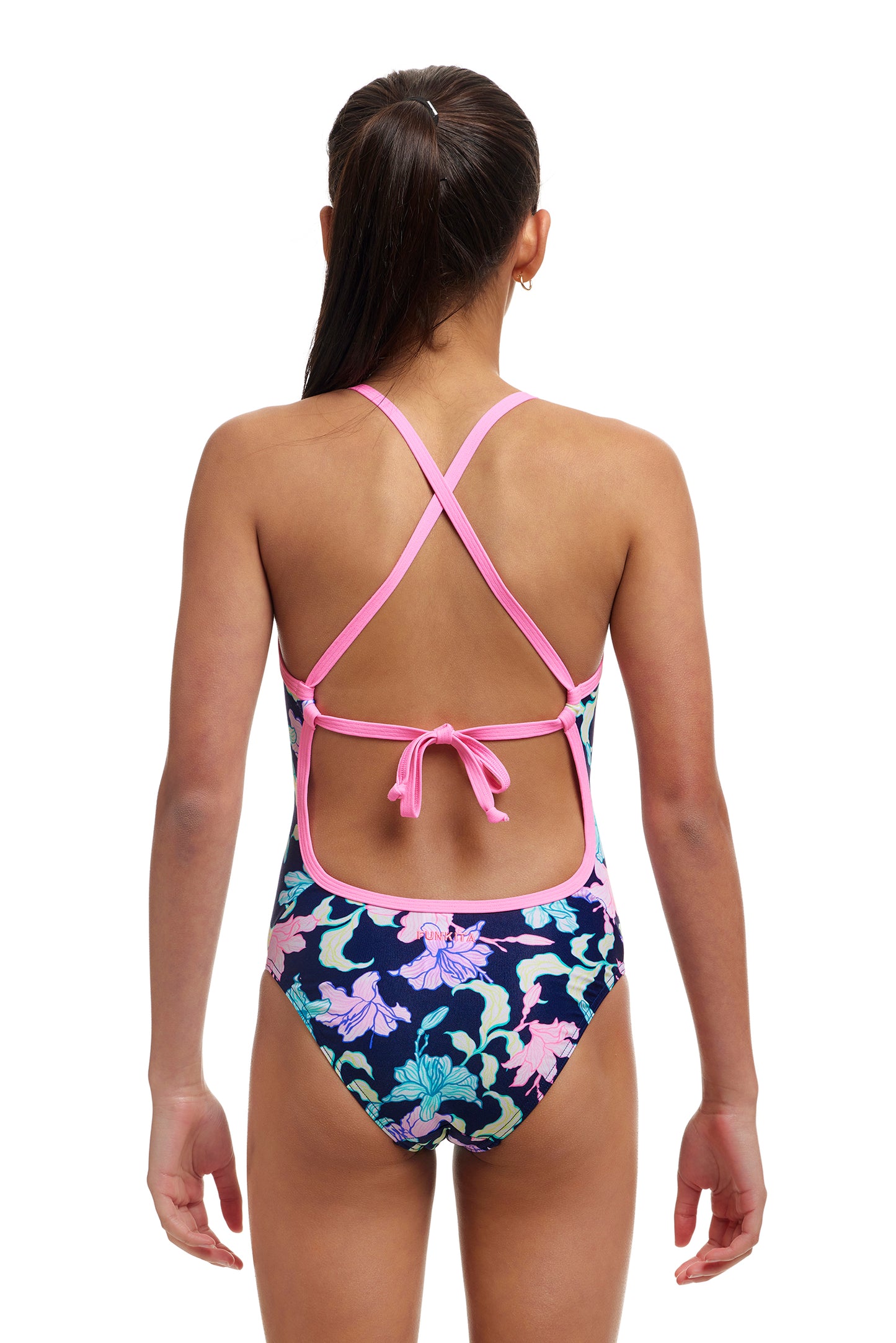 Funkita Girls Tie Me Tight One Piece Fast Flow