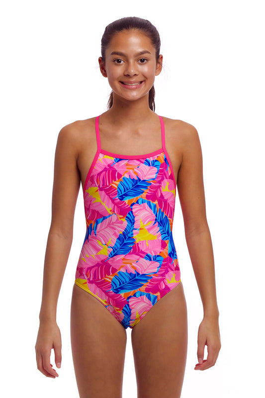 NEW! Funkita Girls Tie Me Tight One Piece Just Jungle