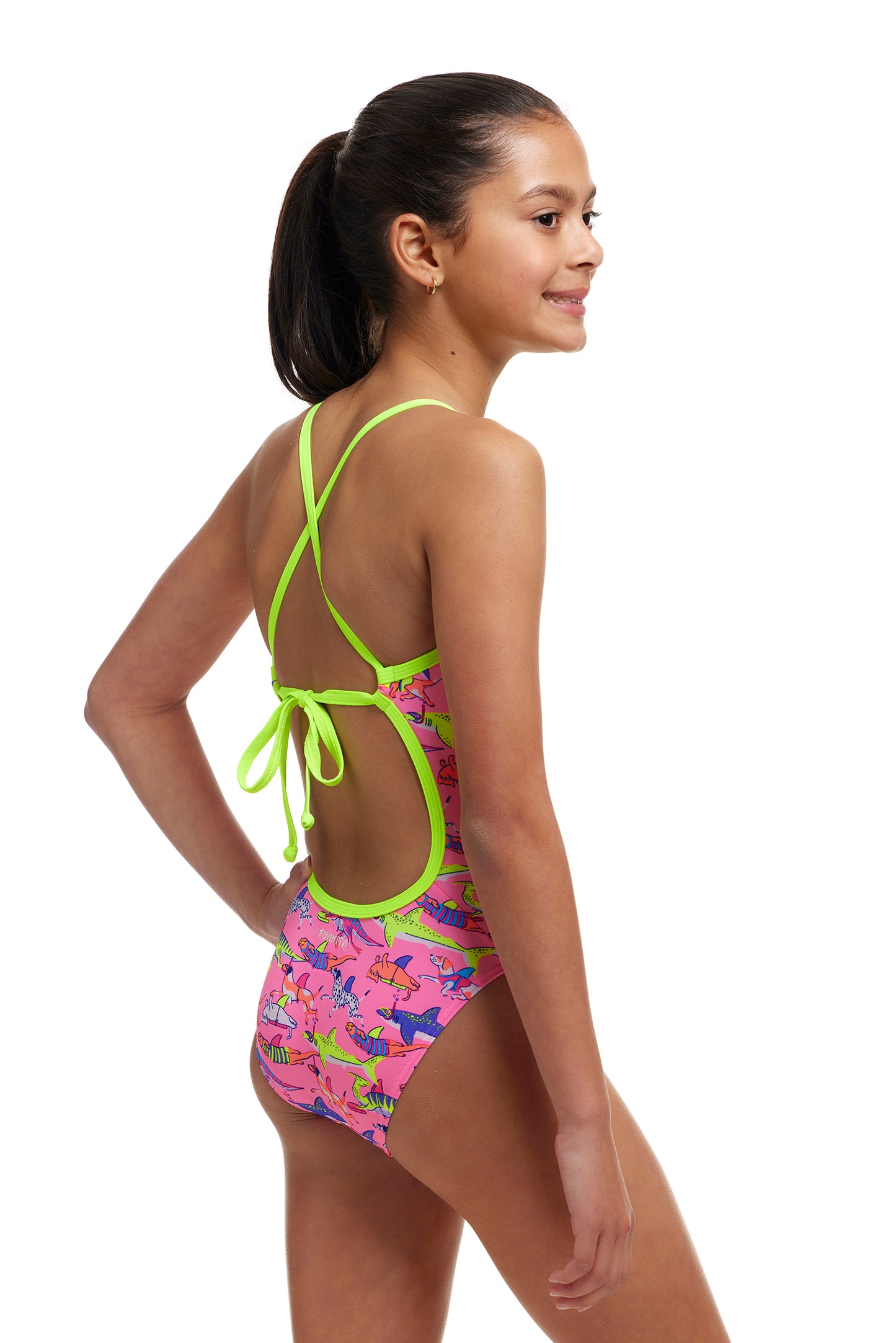 Funkita Girls Tie Me Tight One Piece Learner Lane