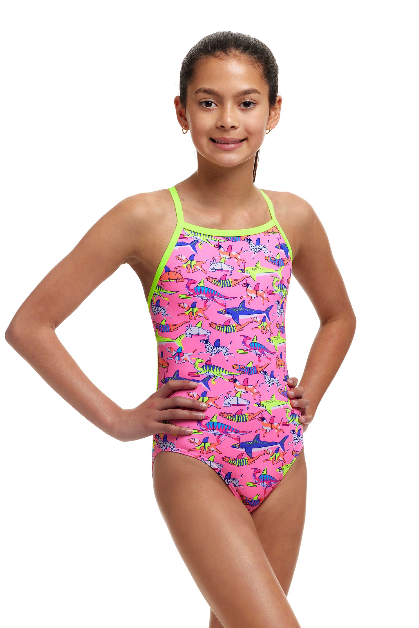 Funkita Girls Tie Me Tight One Piece Learner Lane