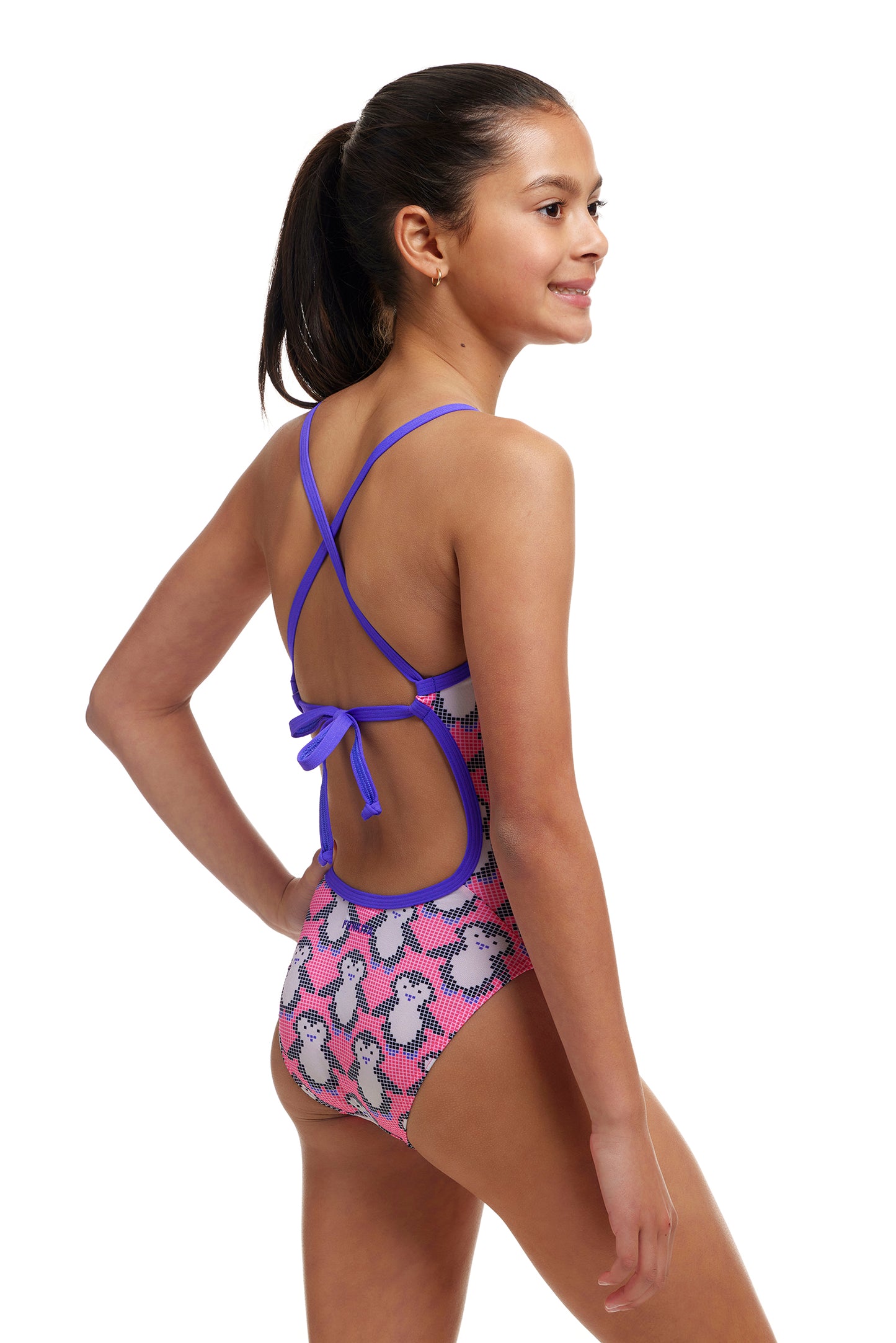 Funkita Girls Tie Me Tight One Piece Pixi Pengi