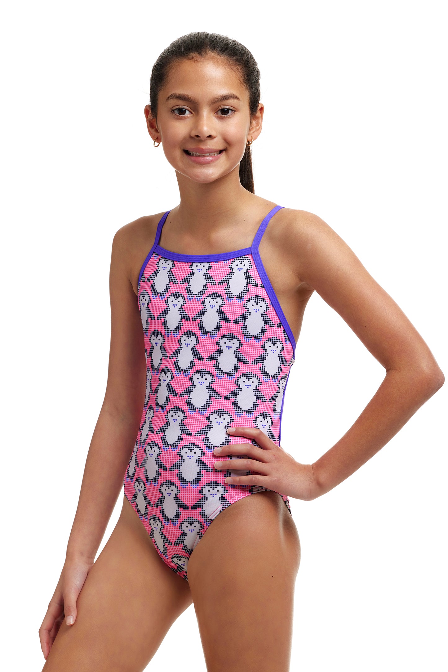 Funkita Girls Tie Me Tight One Piece Pixi Pengi