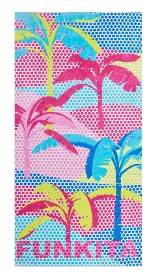 LAST ONE! Funkita Large Cotton Towel Poka Palm