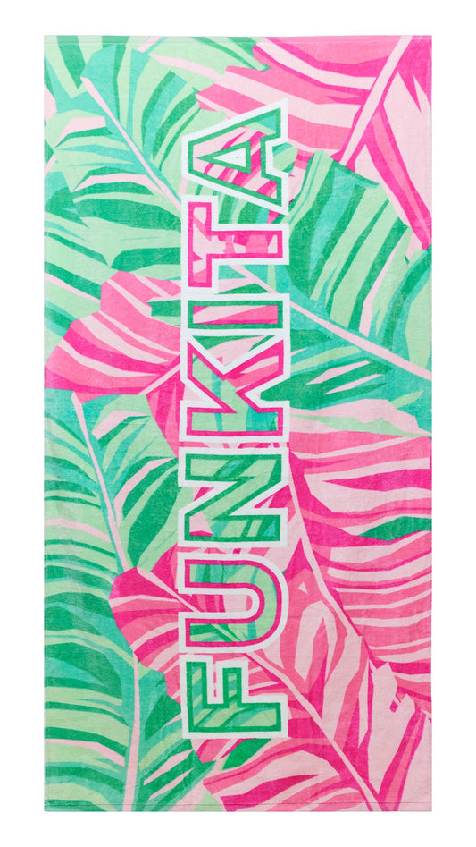 NEW! Funkita Large Cotton Towel Tropic Palm