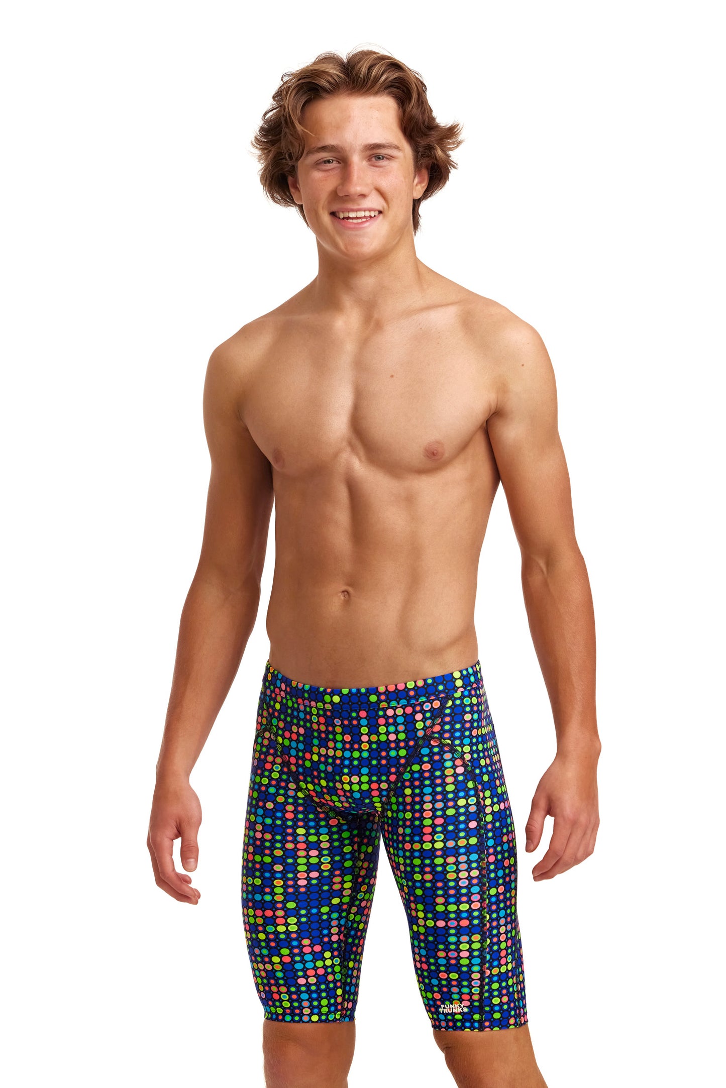 Funky Trunks Boys Training Jammers Dial A Dot