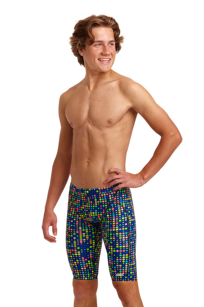 Funky Trunks Boys Training Jammers Dial A Dot