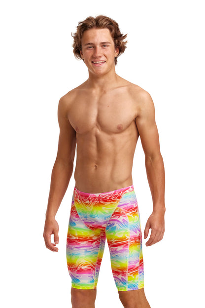 Funky Trunks Boys Training Jammers Lake Acid