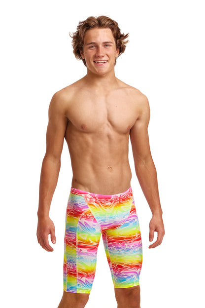 Funky Trunks Boys Training Jammers Lake Acid