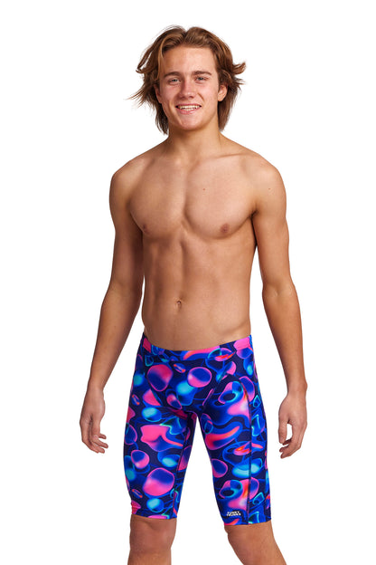 LAST ONE! Funky Trunks Boys Training Jammers Liquid Lights