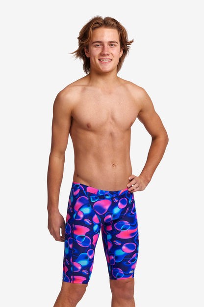 LAST ONE! Funky Trunks Boys Training Jammers Liquid Lights