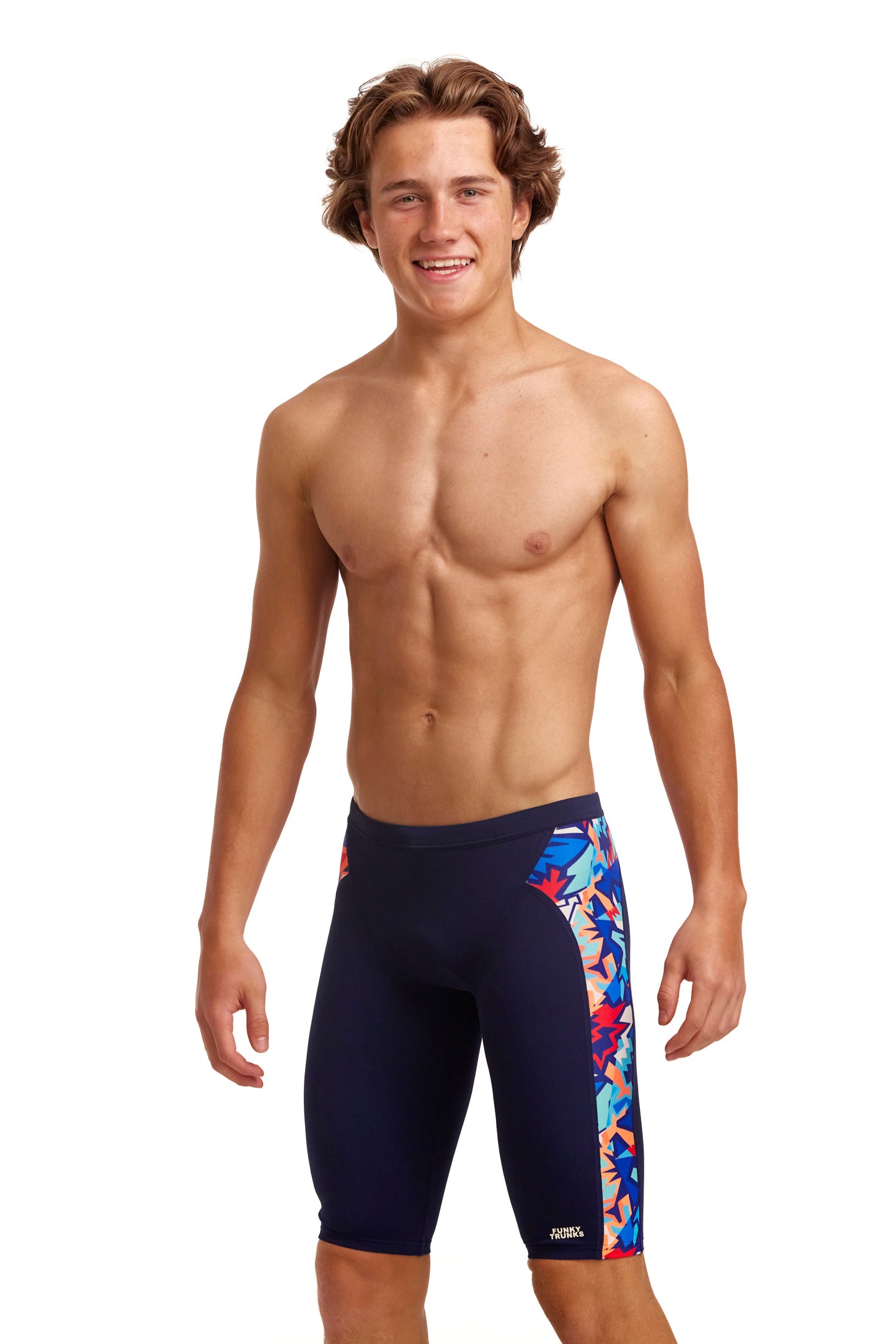 Funky Trunks Boys Training Jammers Saw Sea