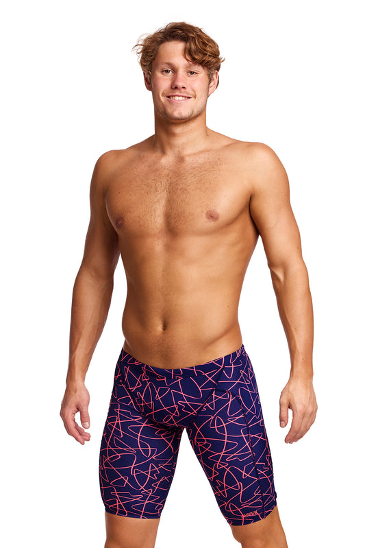 LAST ONE! Funky Trunks Mens Training Jammers Serial Texter