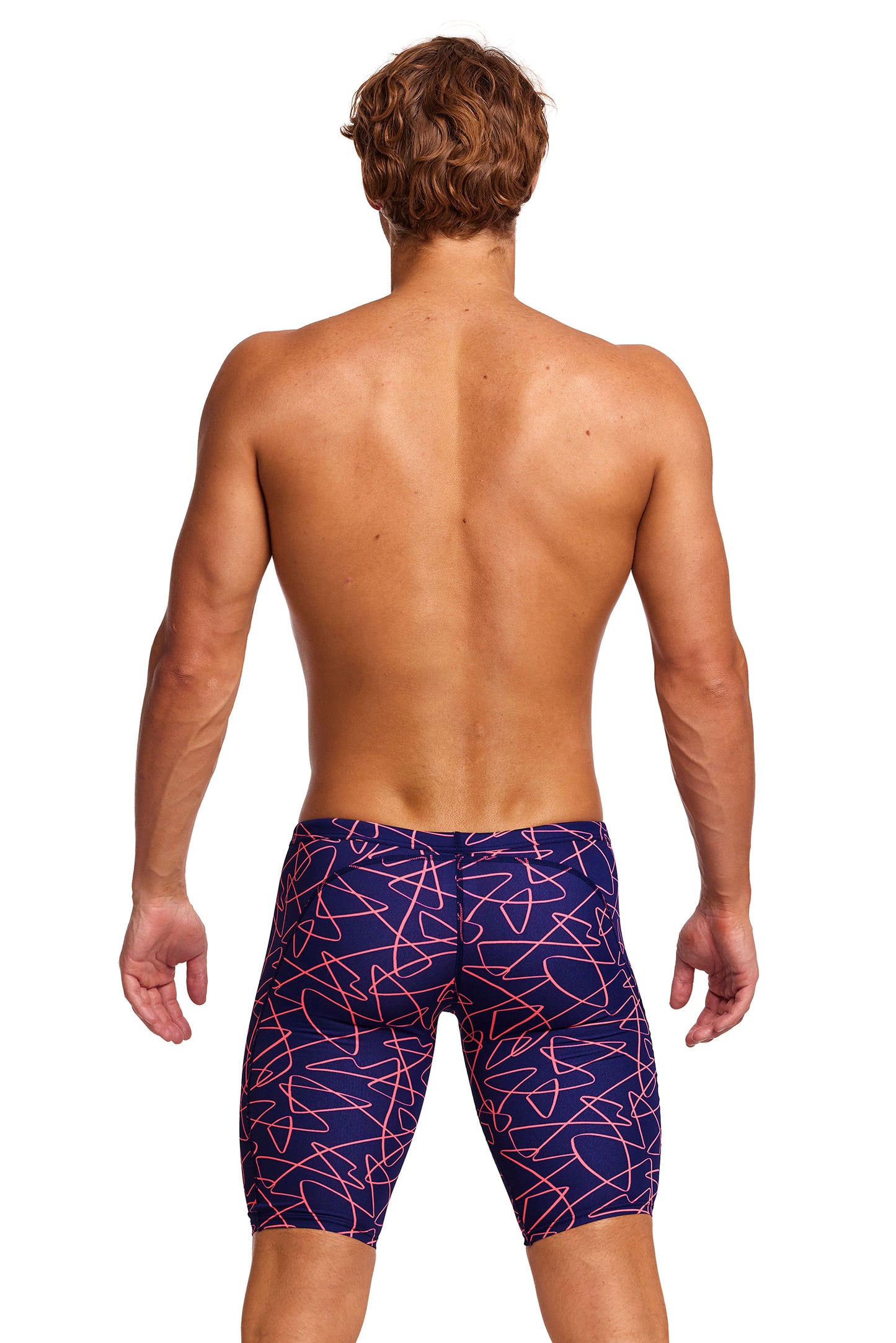 Funky Trunks Mens Training Jammers Serial Texter