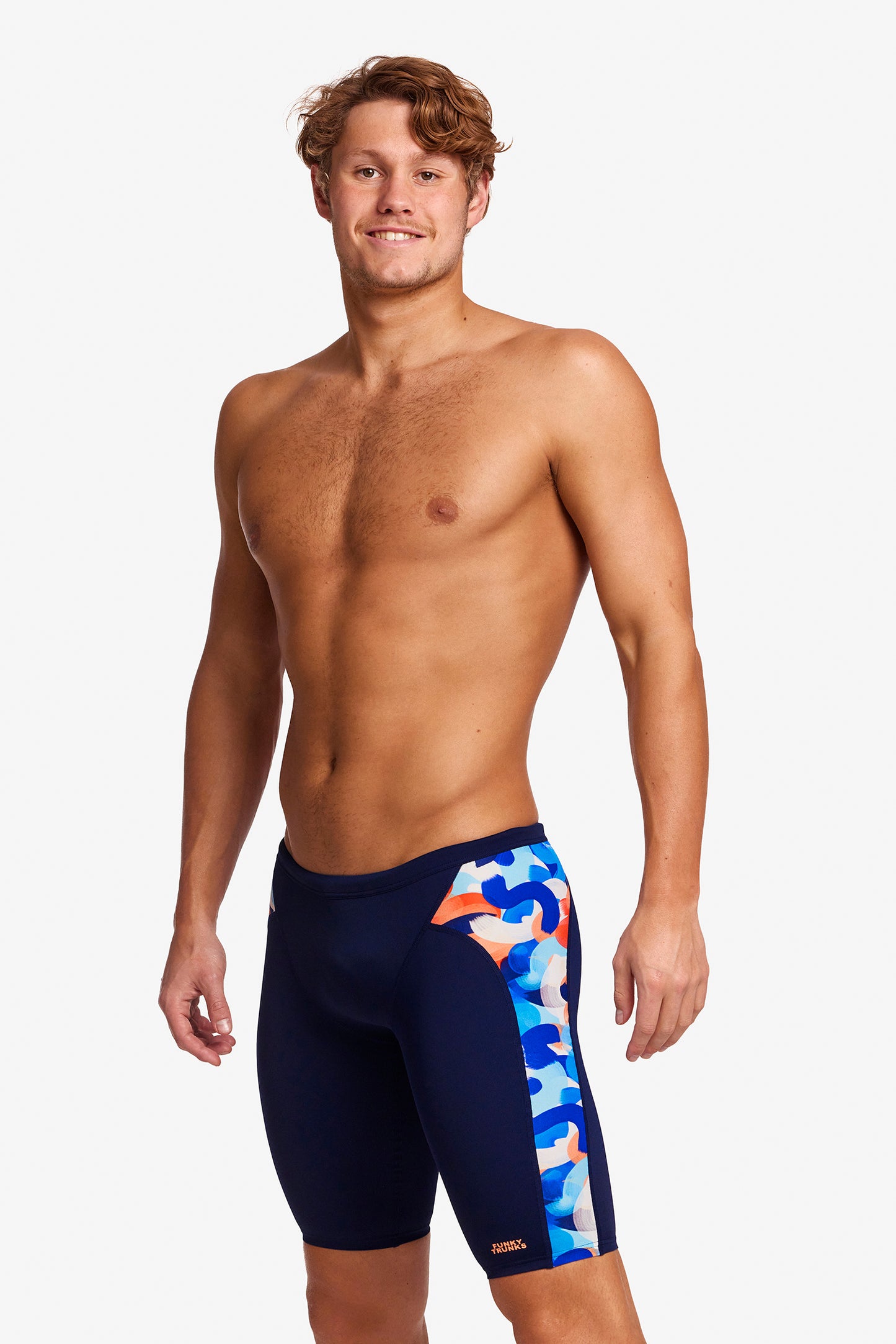 LAST ONE! Funky Trunks Mens Training Jammers Wet Paint