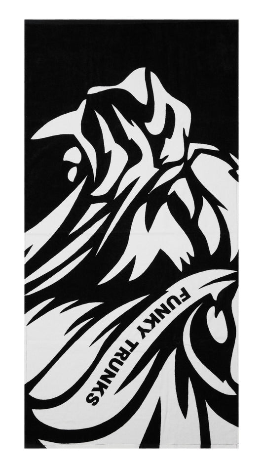 NEW! Funky Trunks Large Cotton Towel Roar Energy