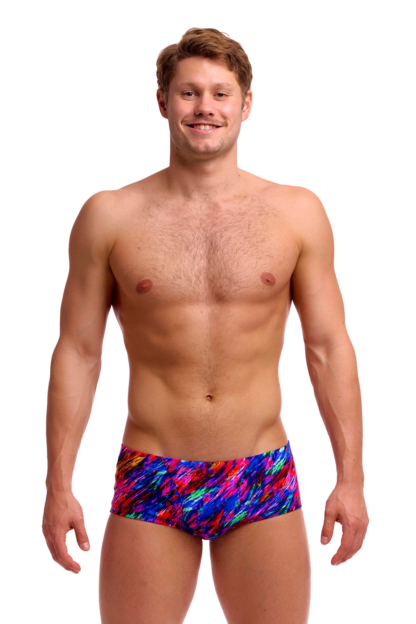 NEW! Funky Trunks Mens Classic Trunks Big Bang-front view