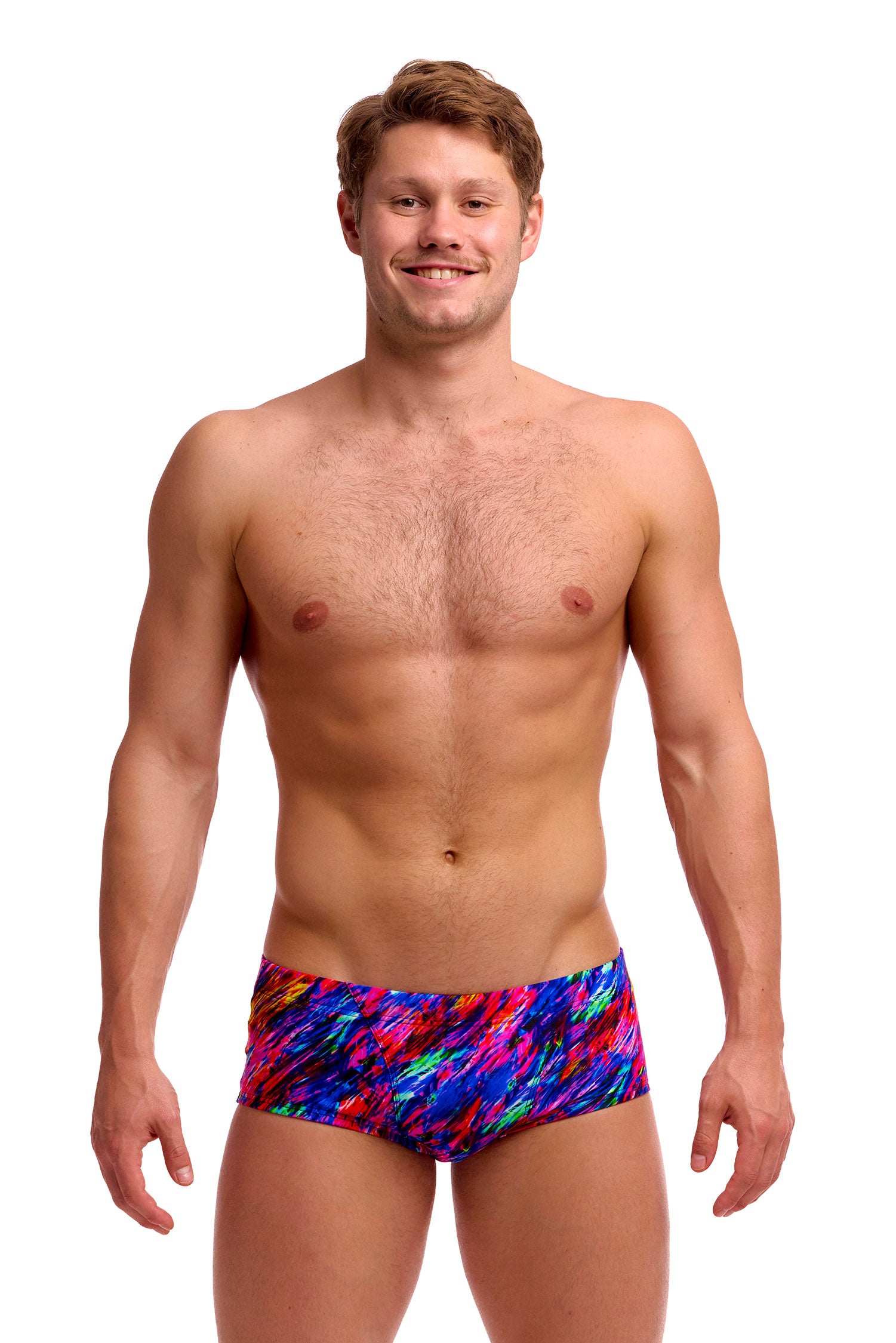 NEW! Funky Trunks Mens Classic Trunks Big Bang-front view