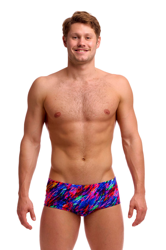 NEW! Funky Trunks Mens Classic Trunks Big Bang-front view