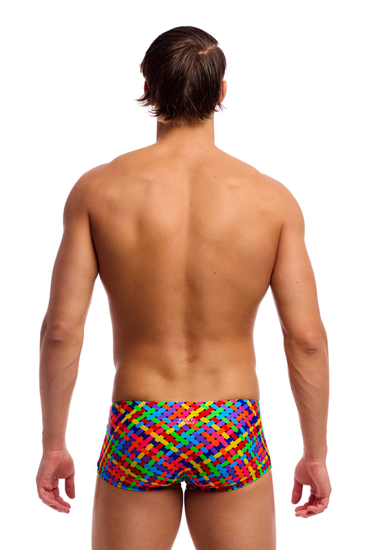 NEW! Funky Trunks Mens Classic Trunks Bread Basket-rear view