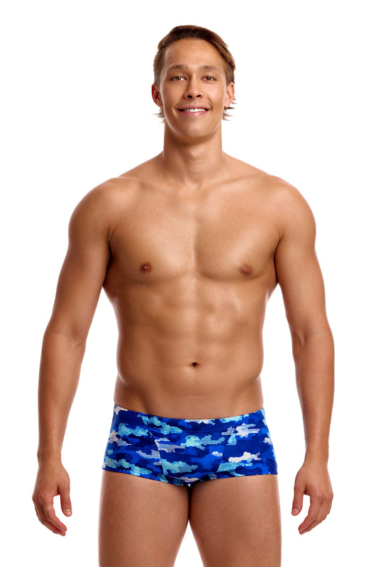 NEW! Funky Trunks Mens Classic Trunks Clean Marine-Mens Classic Trunks-[front view]
