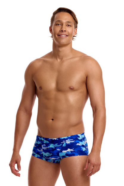 NEW! Funky Trunks Mens Classic Trunks Clean Marine