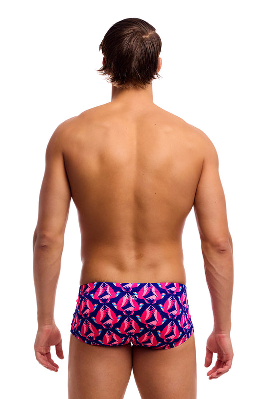 NEW! Funky Trunks Mens Classic Trunks Ho Hum-rear view