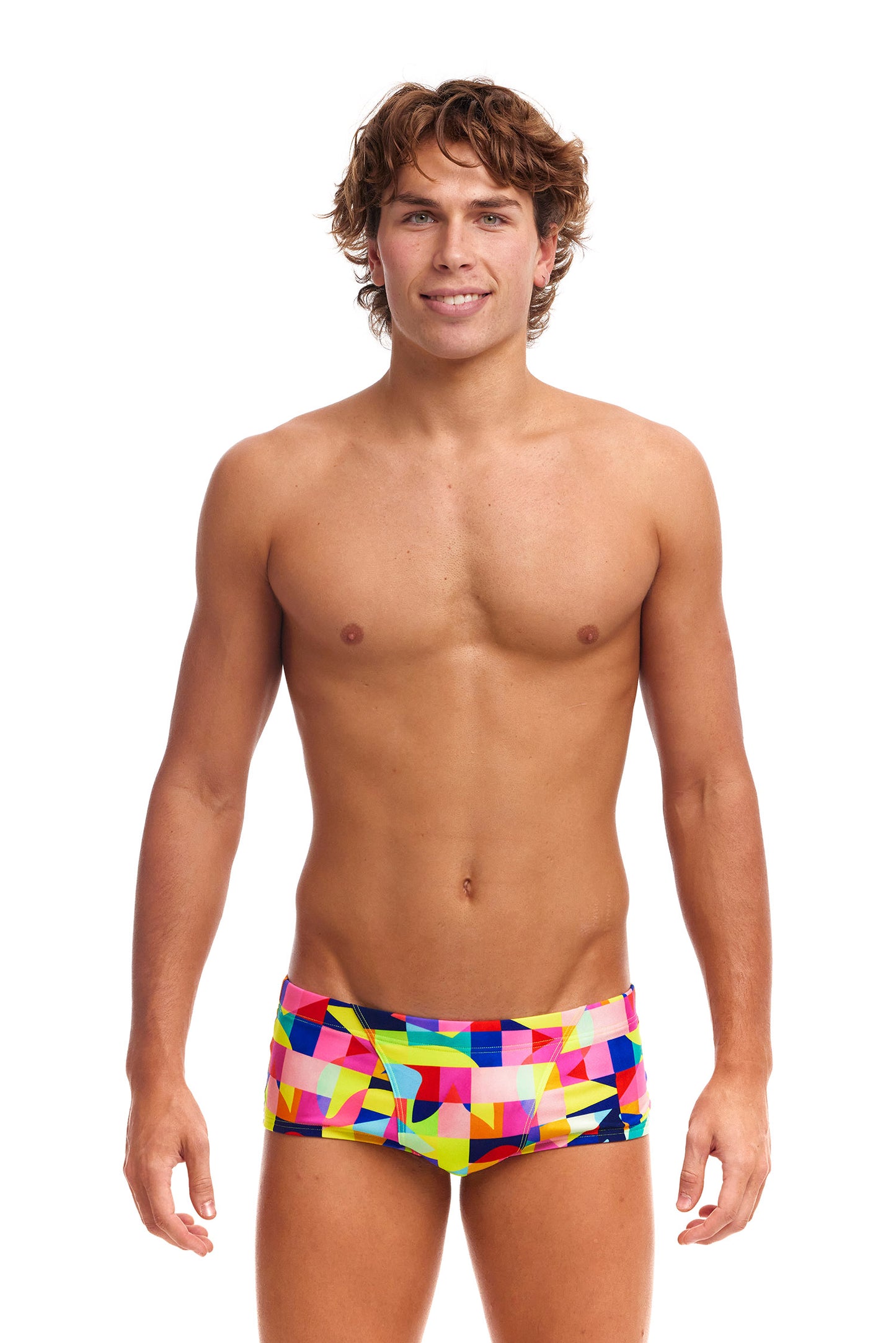 NEW! Funky Trunks Mens Eco Classic Trunks On The Grid