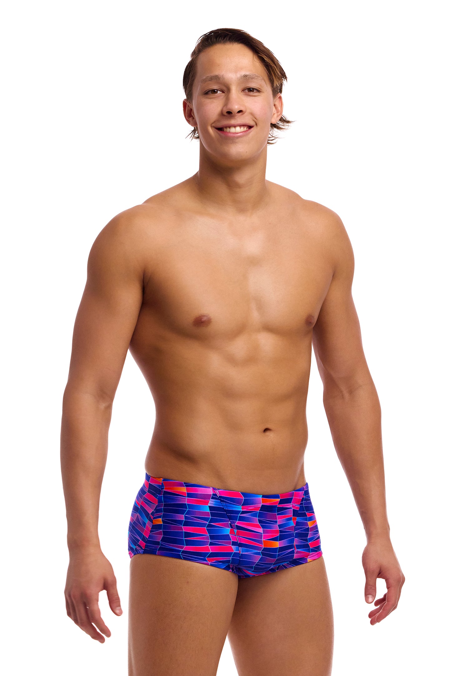 NEW! Funky Trunks Mens Classic Trunks Warped Waves