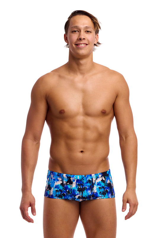 NEW! Funky Trunks Mens Classic Trunks You Messer-front view