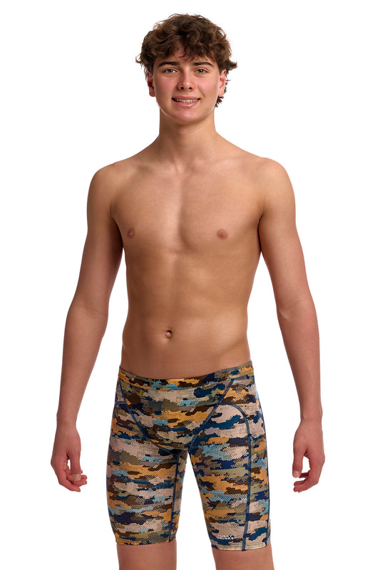 NEW! Funky Trunks Boys Training Jammers Bilko Baby-Boys Training Jammers-[front view]