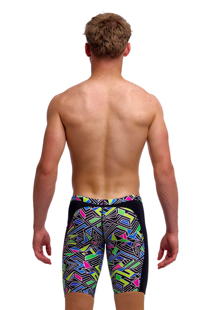 NEW! Funky Trunks Boys Training Jammers Bits of Peace-rear view