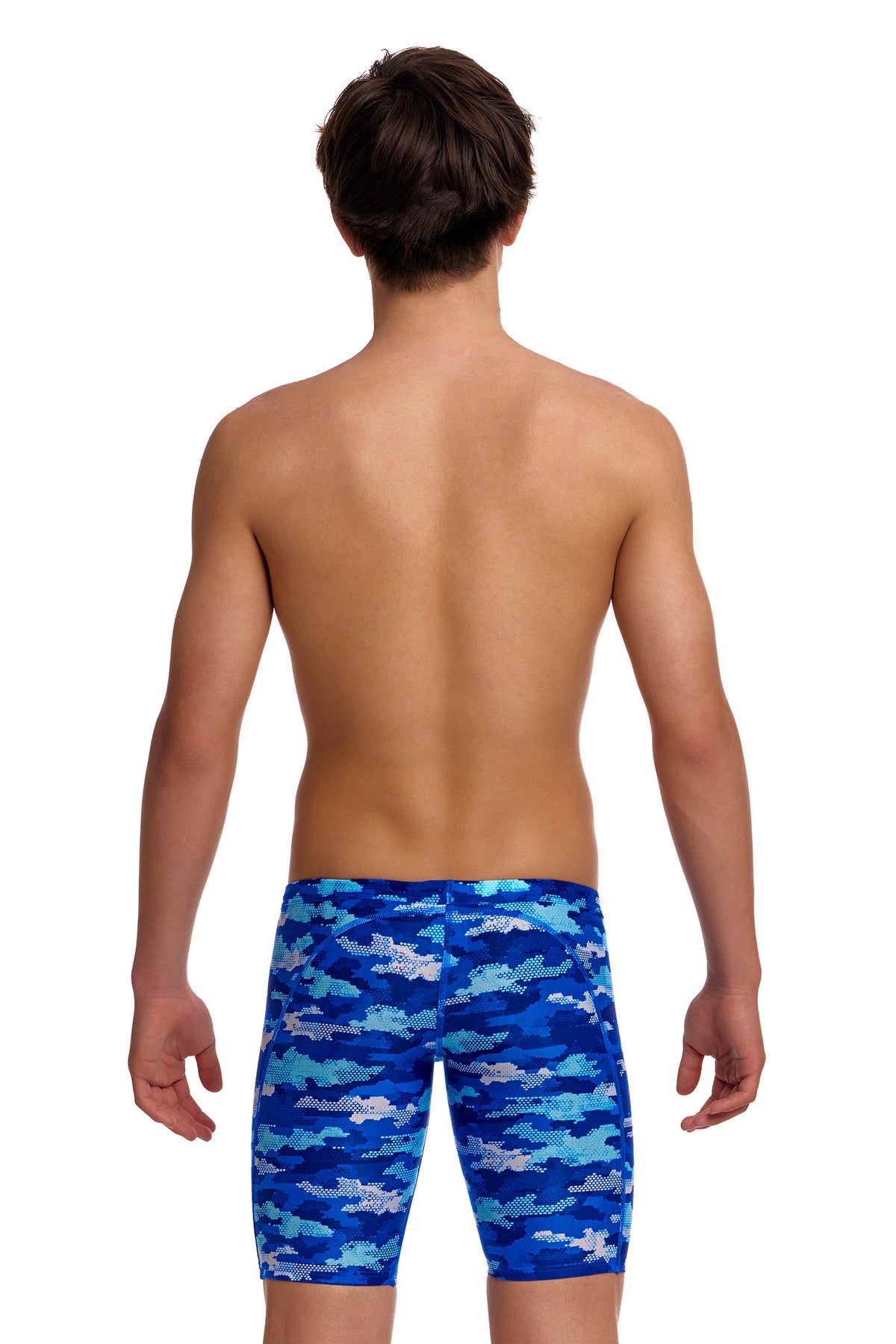 NEW! Funky Trunks Boys Training Jammers Clean Marine-Boys Training Jammers-[rear view]