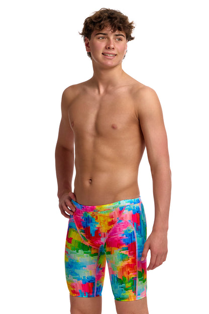 NEW! Funky Trunks Boys Training Jammers Falling Colours