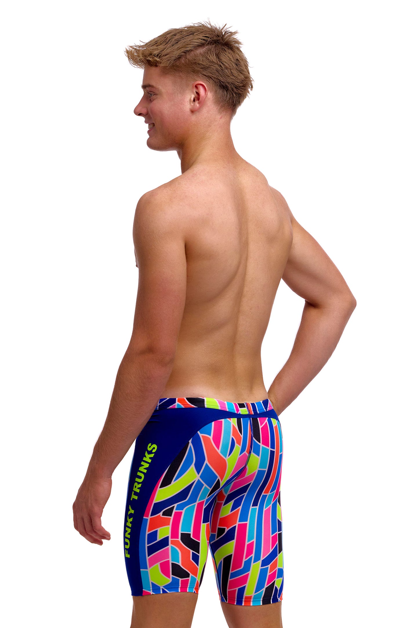 NEW! Funky Trunks Boys Training Jammers Fault Lines