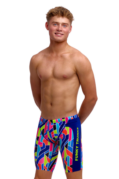 NEW! Funky Trunks Boys Training Jammers Fault Lines