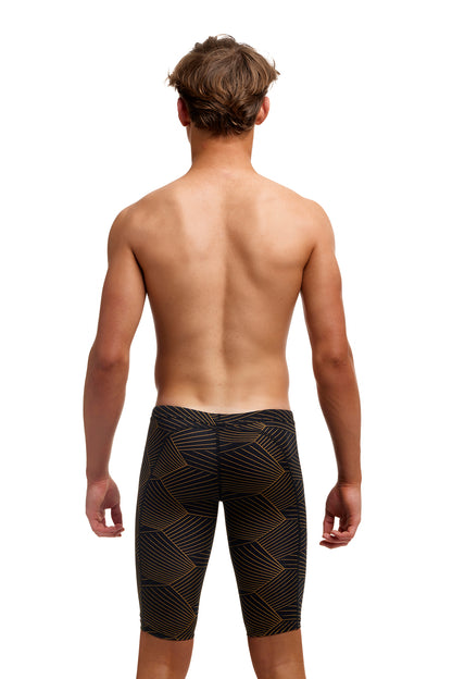 Funky Trunks Boys Training Jammers Gold Weaver