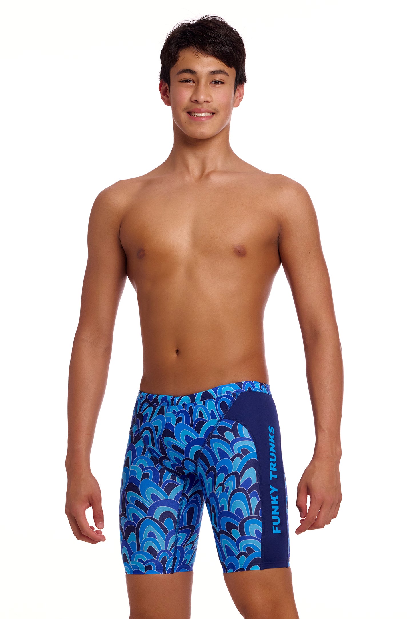NEW! Funky Trunks Boys Training Jammers Hill Billy Blues