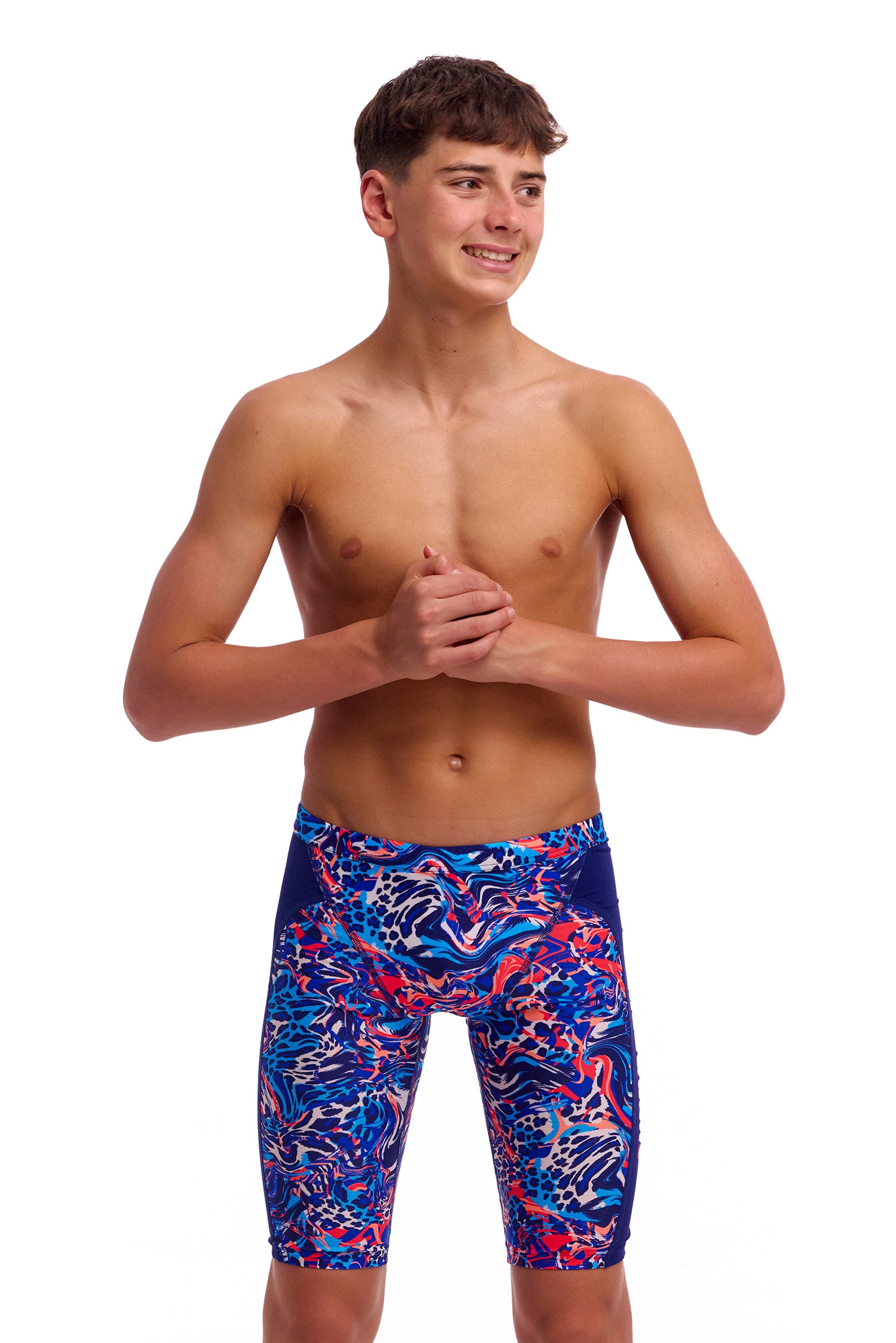 NEW! Funky Trunks Boys Training Jammers Mad Cat